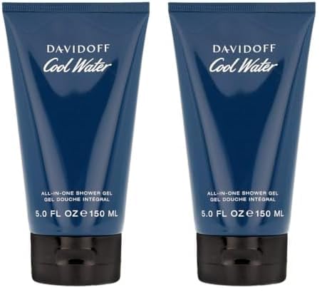 DAVIDOFF Cool Water Man Shower Gel, Duschgel mit aromatisch-frischem Duft, für Herren, 150ml (2er Pack)