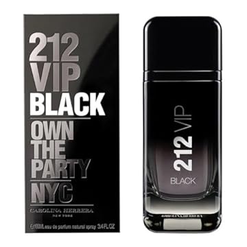 Perfume Masculino Carolina Herrer.a 212 Black VIP Eau de Parfum 100ml - Importado Original