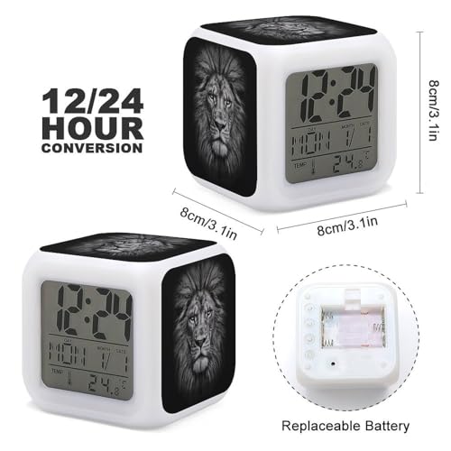 Relojes de entrenamiento para dormir infantil con luces de colores para el cuarto de los niños 3