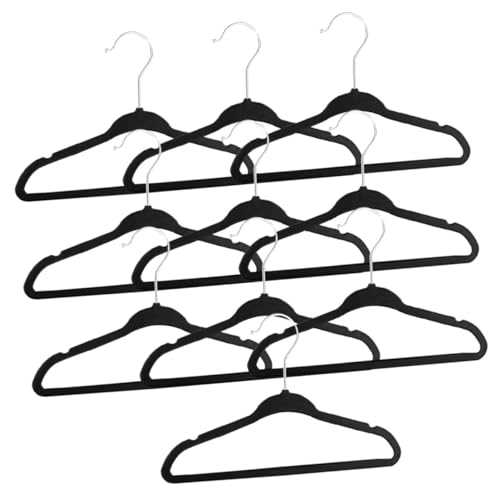 TOKIDNY 10 Piezas Perchas Infantiles Antideslizantes Colgadores Pequeños para Ropa de Niña y Gancho Metálico Resistente Organizador para Armario y Secado Diseño Contorneado para
