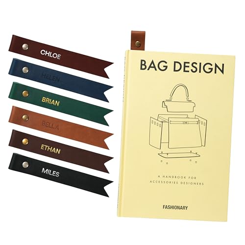 Northwind Personalized Leather Bookmark with Pen Holder – Full Grain Custom Engraved Monogram Leather Book Mark, Personalized Gift for Readers, Book Lovers Men & Women, Reading Gift, Handmade in USA