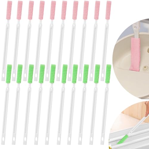 Ninonly エアコン掃除ブラシ 隙間ブラシ 隙間掃除 使い捨て可能 再利用可能 ホコリ掃除 隙間掃除グッズ 水筒 キッチン掃除 水回り掃除（20本入り）