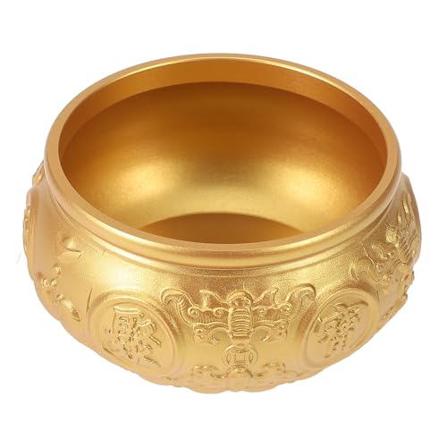 Cuenco de cobre dorado BESTOMZ de diseño vintage resistente y con acabado liso para mesas 2