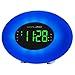 HANNLOMAX HX-162CR AM/FM PLL Radio with Alarm Clock, RGB Mood Light (7 Colors) and Dynamic Mode, 1