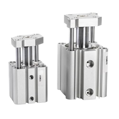 Vérin pneumatique compact CQMB25-25 guidé SMC pour l'automatisation d'usine