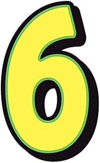 Flywheel Giant Magnetic Numbers (6, Yellow)