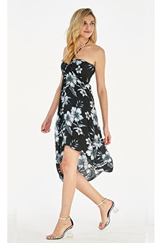 Image of Hawaii Hangover Family Matching Hawaiian Clothes, Midnight Bloom | Family matching Hawaiian outfits, Midnight Bloom, lightweight rayon, machine washable, tropical floral print, luaus, cruises