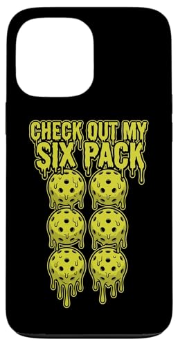 Funny Dripping Check Out My Six Pack �s�b�N���{�[���v���[���[ �X�}�z�P�[�X iPhone 13 Pro Max �p