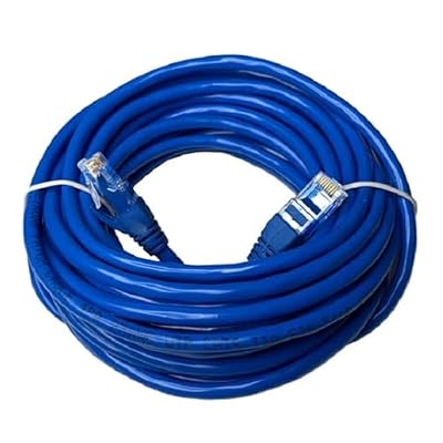 QEJWWGFI 30M CAT6 LAN Cable 1000Mbps GbE Gigabit Ethernet Cable