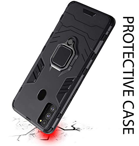 Image of TheGiftKart Back Cover for Samsung Galaxy M21 / M21 2021 Edition / M30s (Black)