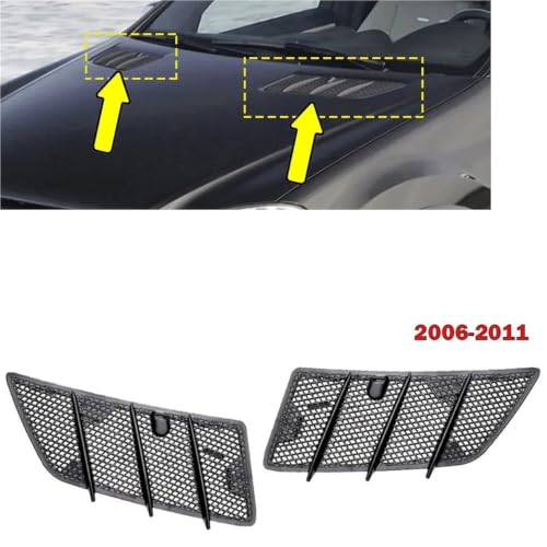 Grille antibrouillard pour W164 ML GL 2006-2011 ventilation capot 1648804305