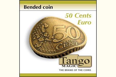 Bended Coin (50 cents Euro w/DVD)(E0075) by Tango - Trick (E0075)