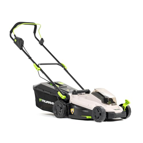 Murray Cortacésped Inalámbrico 20V Li-Ion con Motor de Inducción 2900/min MU-BAT-LM33-KIT – Ancho de Corte de 33 cm, Recogedor de Césped de 32L – 5 Niveles – Mulching, Trasera, Recogedor - imagen 2