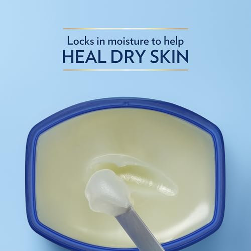Vaseline Original Healing Jelly, Skin Protectant with 100% White Petrolatum + Lip Therapy for Soft, Smooth Lips 7.5 oz