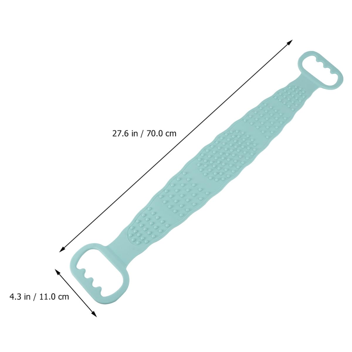 PACKOVE 3pezzi Spazzola Da Bagno in Silicone Spazzola Da Doccia Per Schiena Scrubber Da Bagno Con Manico Per Esfoliazione Corpo