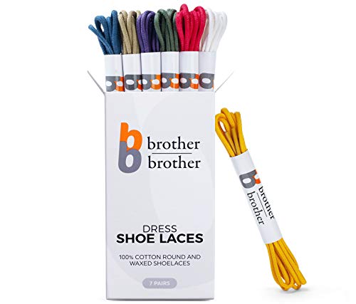 Image of BB BROTHER BROTHER (7 Pairs Colored Oxford Dress Shoe Laces | Shoe Strings
