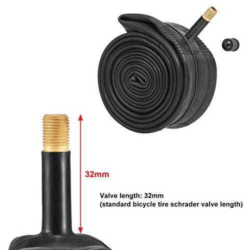 image for Rainmae 4 Pack 20 Inch Bike Inner Tubes, 20x1.75/1.90/1.95/2.10/2.125 