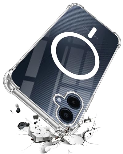 Image of Jkobi Shockproof Crystal-Clear Back Cover for Samsung Galaxy A06 (Magsafe Wireless Support | Drop & Camera Protection | Hard Polycarbonate)
