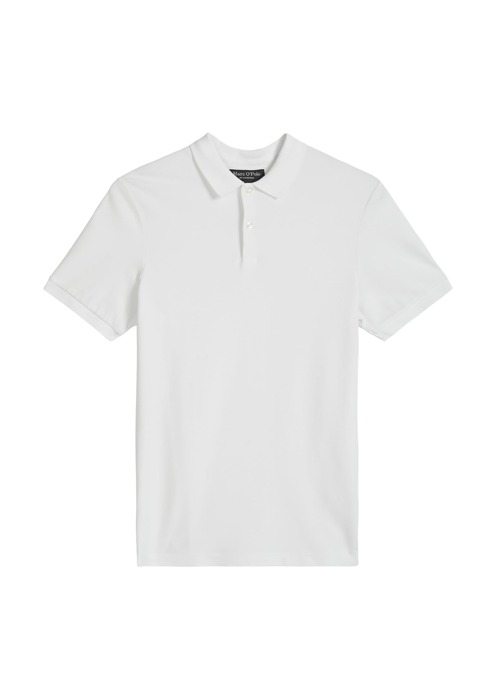 Marc OߴPolo Men's Shaped Fit Short Sleeve Polo Shirt with Stretch, White (White), XXL