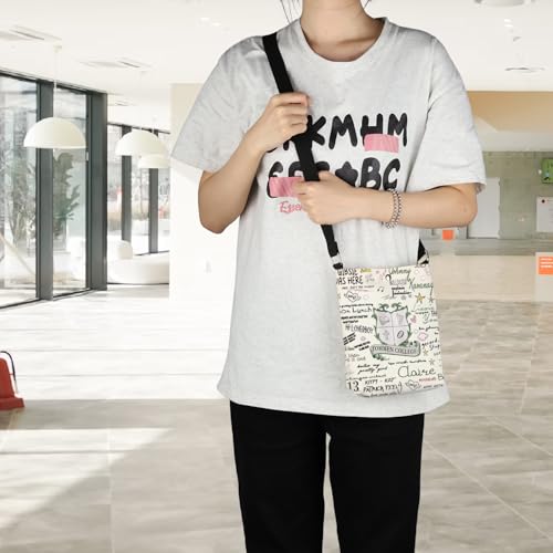 POFULL Bookish Merch Romance Book Lover Adjustable Strap Bag Tommen Gift Rugby College Inspired Crossbody Bag4