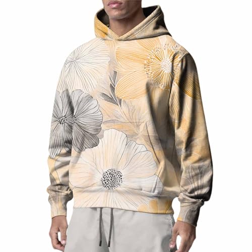 Sudadera manga larga hombre para exteriores y entrenamientos de moda casual en el gym