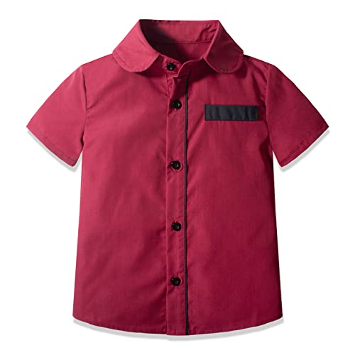 Nwada Boys Suit Toddler Dress Clothes Shirt with Bow Tie, Dress Pants Sets Kids Gentleman Outfit Suits - Image 4