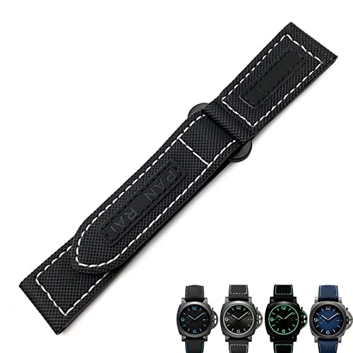 Correa de reloj de carbono SCRUBY 24mm para el día a día de Panerai