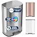 iTouchless SoftStep 13.2 Gallon Step Trash Can with Odor Filter & Inner Bucket, Stainless Steel Step Pedal Garbage Bin for Office and Kitchen, 50 Liter, Soft and Quiet Lid Close