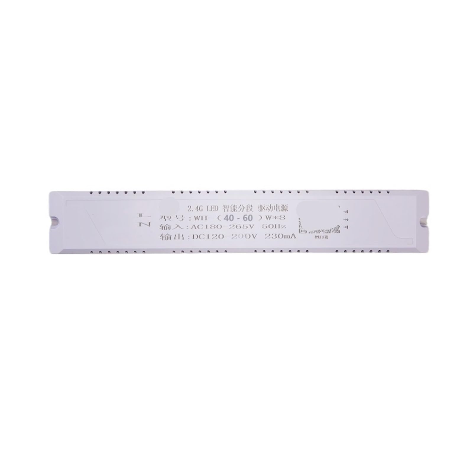 Alimentation LED 40-60W avec gradateur tricolore 2.4G et télécommande intelligente pour plafonnier