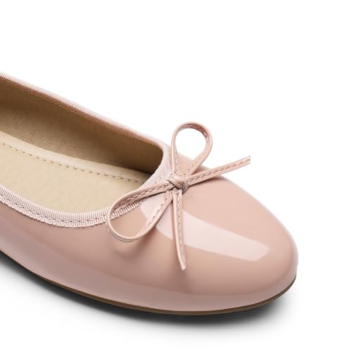 Image of Dream Pairs Women's Flats, Round Toe Ballet Flats, Comfortable Slip-on Dressy Business Casual Work Office Ballerina Flat Dress Shoes