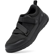 FitVille StepEZ Comfortable Walking Shoes for Women with Adjustable Strap for Swollen Feet Wide Diabetic Shoes Wide Width Orthopedic Shoes for Neuropathy
