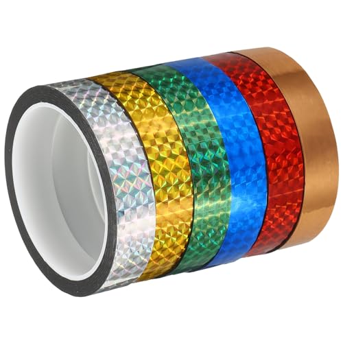 Ruban prisme autocollant PATIKIL multicolore pour personnaliser vos emballages et loisirs