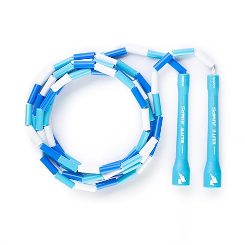 BuyJumpRopes Durable Segmented Beaded Jump Rope 9ft Frozen