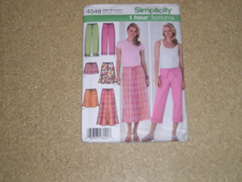 Patron Simplicity 4548 jupes et pantalon pour couture de mode femme