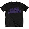 Black Sabbath T Shirt Classic Wavy Vintage Band Logo Official Unisex Black XXXXL #1