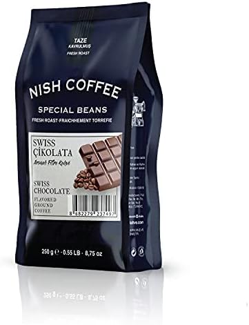 Nish Filtre Kahve Nish Swiss Çikolata Aromalı 250 gr