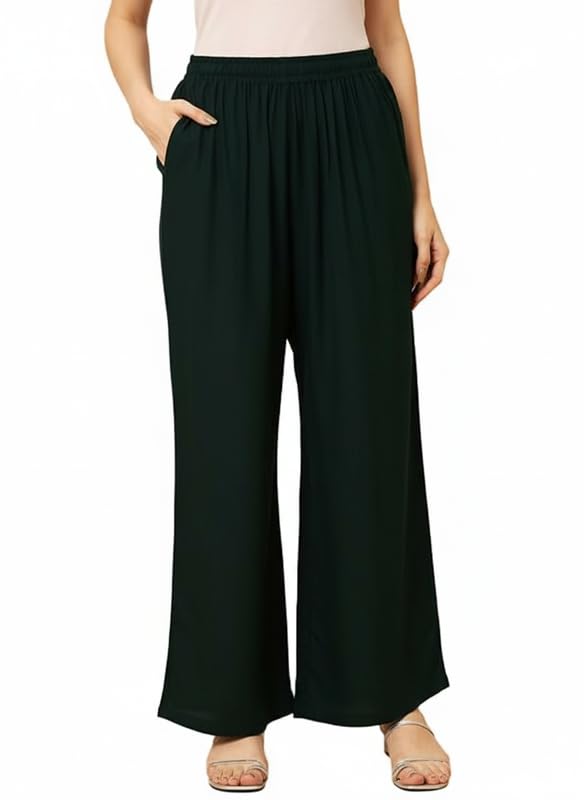 Image of Soft Colors Women Regular Fit Pocket Palazzo
