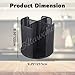 Rotatable Coffee Cup Dispenser with 4 Compartments, Atavarna Cups and Lids Holder for 5-16oz Cups Organizer for Restaurant, Coffee Station, Bar, Office, Home-9.25