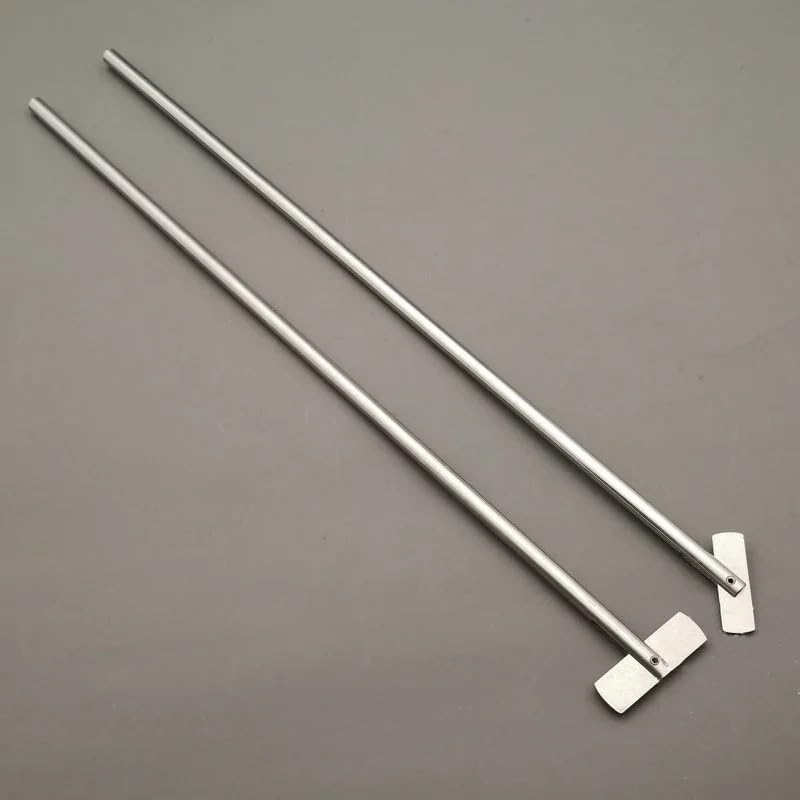 Stainless Steel Stirring Paddle for Laboratory Mixers - 304 Steel Blade for Dispersers, Crushers, and Grinders, 1pcs(20x6x250mm)