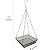 2 Pack Hanging Bird Feeder Tray Platform Metal Mesh Seed Tray for Bird Feeding Outdoor Garden Decoration for Backyard Attracting Wildbirds