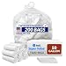Reli. Trash Bags, 50 Gallon (200 Count) (Clear) Star Seal High Density - Easy Grab Rolls - Can Liners, Garbage Bags with 45 Gallon (45 Gal) - 50 Gallon (50 Gal) Capacity
