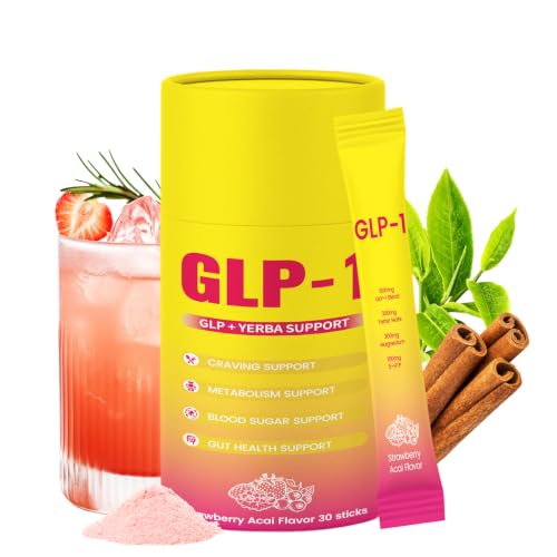GLP-1 Drink Mix–Support Dual Action Craving & Metabolism Strawberry Flavor
