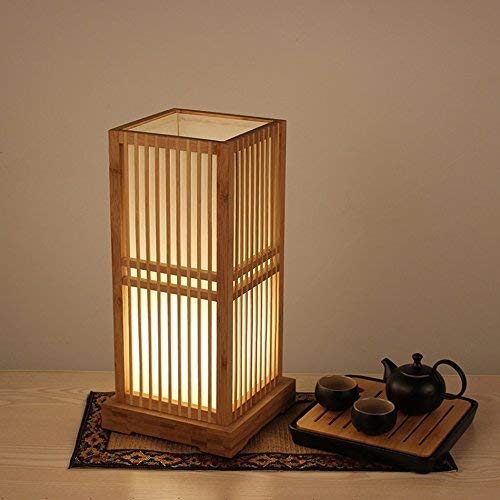 Lampe de Table en Bois Chic GZZ Gyy pour Ambiance Zen de Chambre