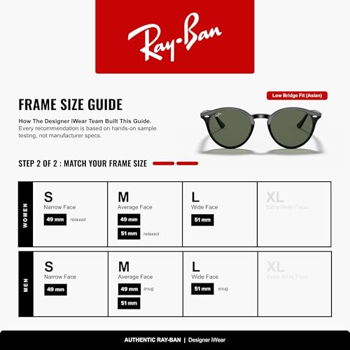 Image of Ray-Ban RB2180F Round Sunglasses for Men for Women