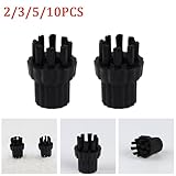Homeponnew for Steam Cleaner Nylon Brush Head Replacement Nylon Steam Cleaner and practical to use Easy to replace and use Made of premium material (2pcs) - Image 6