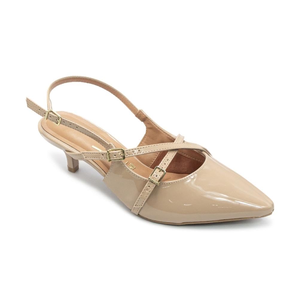 Sapato Slingback Salto Baixo Vizzano em promoção! Veja a oferta e mais achadinhos de Sapatos sociais 3 Hoje é o melhor dia para comprar Sapato Slingback Salto Baixo Vizzano com aquele preço maroto! Promoção! Aproveite a oferta! 3