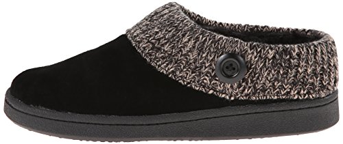 Clarks Women's Knit Scuff Slipper, Black, 8 M Us #TOP7
