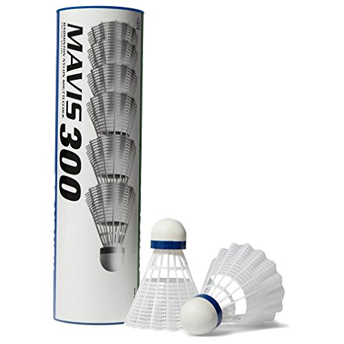 Yonex Mavis 300 Shuttles (Tube of 6) White