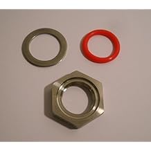 MOUNTING KIT 3PC for THERMOMETER BULKHEAD BREW KETTLE MASH TUN STAINLESS STEEL 1/2" NPT HOMEBREW EQUIPMENT
