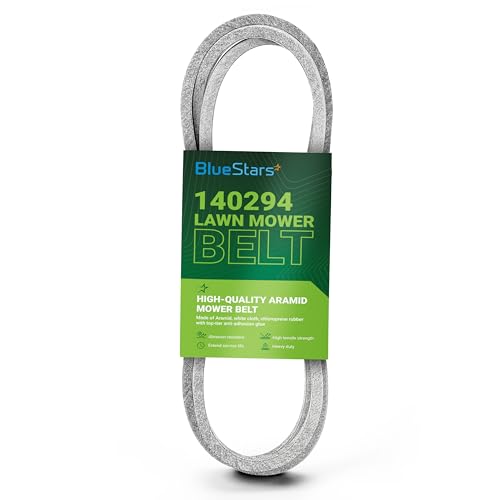 BlueStars 140294 Mower Ground Drive Belt - Fits 42' 44' Deck AYP Husqvarna Craftsman Ride Mower - Replaces 531300768 532140294 24103 140067 161597 | Aramid Cord | 1/2' x 82'